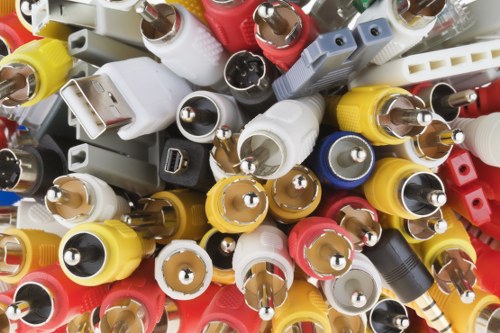 Middle-stage garden clearance showing crew removing soil and debris