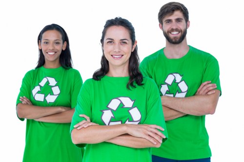 Eco-friendly office clearance and recycling efforts